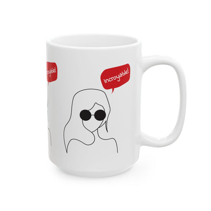 Cute Tic Tac Toe Ghost Ceramic Mug – Perfect for Coffee Lovers, Gifts, Halloween, Home Decor, Funny Mug